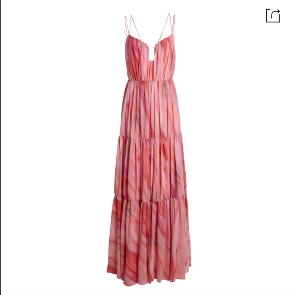 Aiifos Madeleine Pink Maxi Dress - size XS - Picture 2 of 9